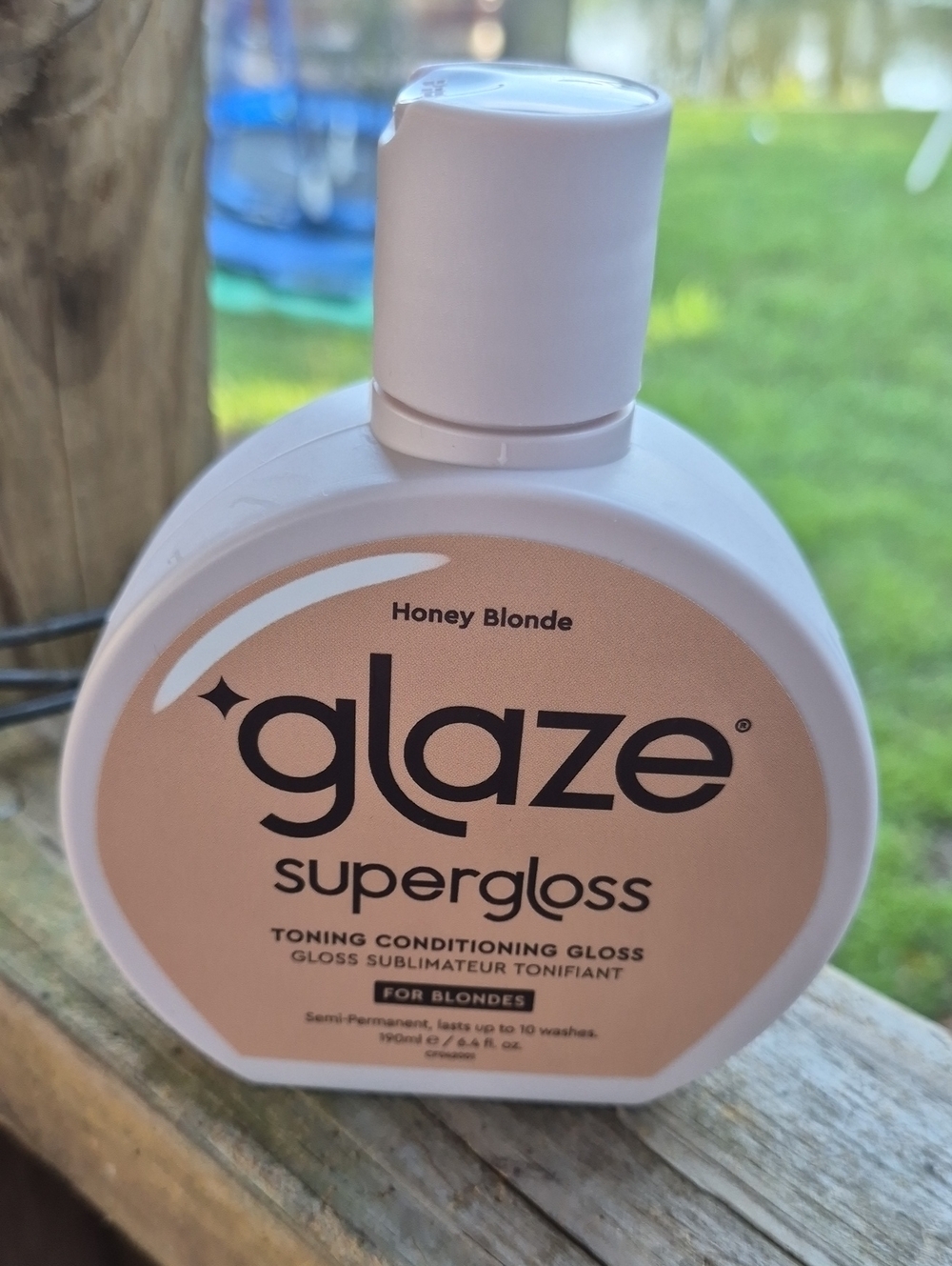 Glaze Supergloss Toning Conditioning Gloss - Honey Blonde. New
